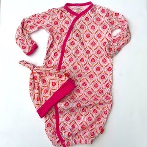Magnetic Me Layette Gown and Hat Set 0-3 months